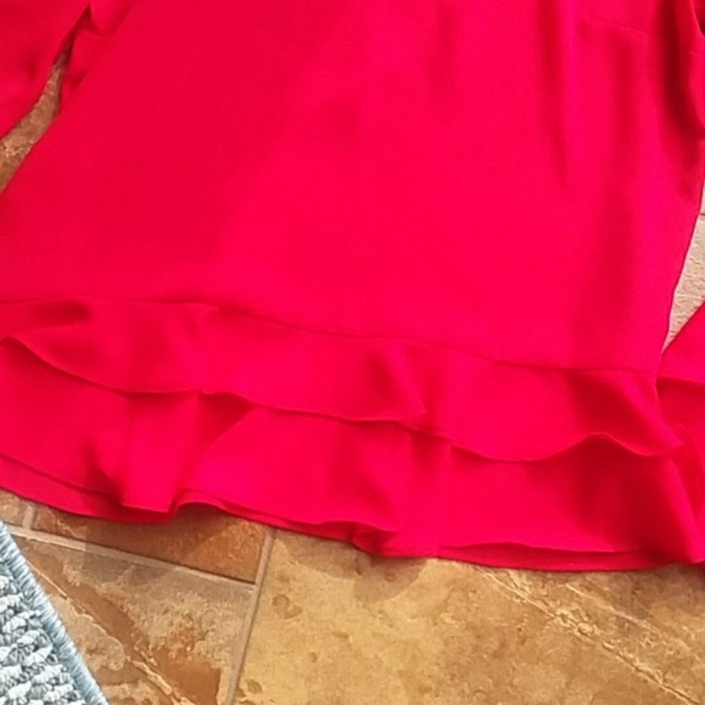 a.n.a. red blouse, NWOT - Picture 4 of 7